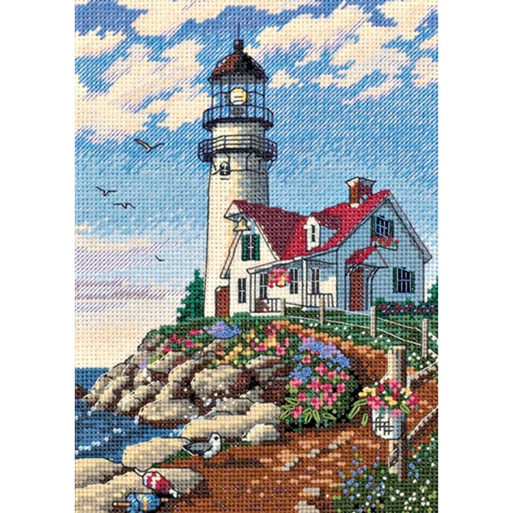 (image for) Gold Petites Beacon At Rocky Point Counted Cross Stitch Kit